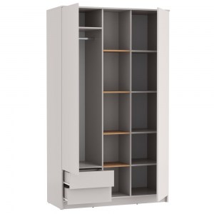 Прайм 89.01 Шкаф 2-х дверный с ящиками (Олмеко)